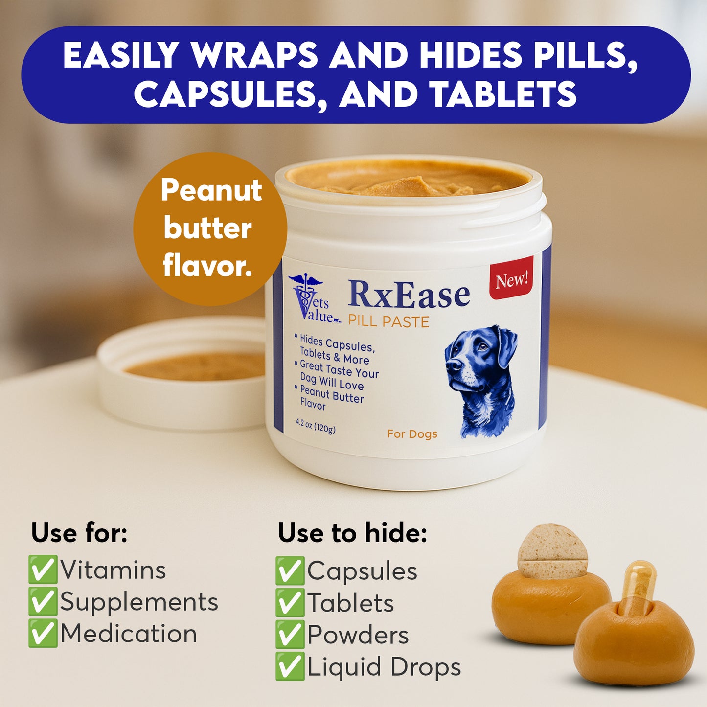 RX-Ease Peanut Butter Flavor - 4.2 oz